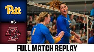 Pitt vs. Boston College Full Match Replay | 2024 ACC Volleyball