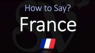 How to Pronounce France in French? | Native Speaker Country Pronunciation