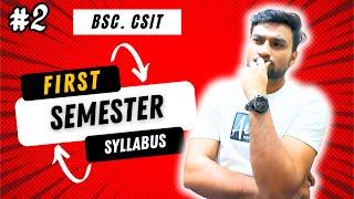 CSIT: First Semester Syllabus Explained