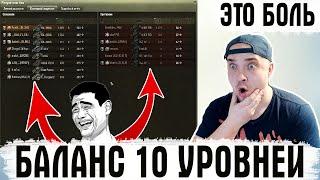 ТЫ ВСЕ ЕЩЕ ИГРАЕШЬ НА ТАНКАХ 10 УРОВНЯ? КРИВОЙ БАЛАНСИРОВКЩИК WOT