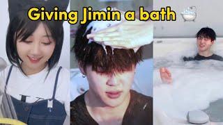 Jimin bath  Full video  #jimin #bts #jungkook #jin