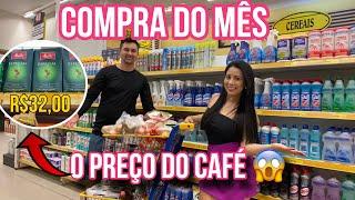 COMPRA DO MÊS QUANTO GASTAMOS O CAFÉ ESTÁ MUITO CARO 