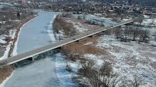 Winter Island Visit, Mohawk River, Scotia, NY