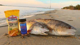 Redfish Cookout on the Beach (Coastal Fishing)