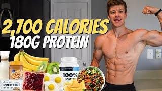 Full Day of Eating 2,700 Calories | High Protein Diet To Lose Fat and Build Muscle