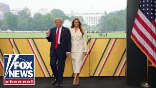President Trump, administration welcomed to Army 250 parade