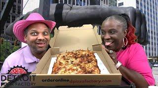 Detroit Pizza Factory / Mukbang & Shoutouts
