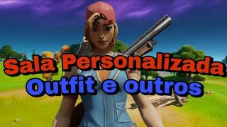 Sala Personalizada = outfit | mestre mandou | scrim 4° safe ao vivo no Fortnite