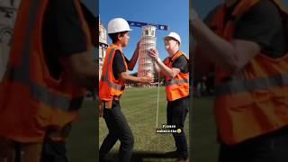 Fix A Building For To Men  #funny #disney #vfx #construction #shortvideo