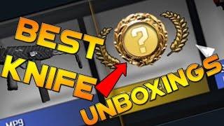 CS:GO - Knife Case Open/Unboxing Compilations Reactions/Best Knife Unboxings PART 1