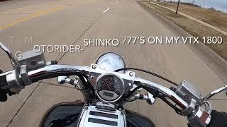 TG MotoRider-Shinko 777 Tire Review on my VTX 1800