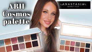 Новая палетка теней ABH Cosmos eyeshadow palette! Свотчи