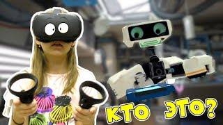 Дочка впервые играет в ВР! Пройди все испытания от ВАЛЛИ в First Contact VR! Папа в Шоке от ИГРЫ!