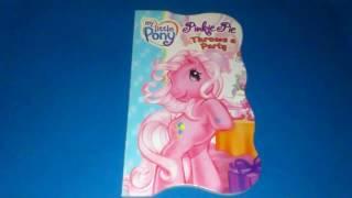 My Little Pony Pinkie Pie Throws a Party read along story book