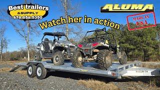 Aluma Wide Body Off Road Trailer | Watch It In Action! @AlumaTrailersBancroft