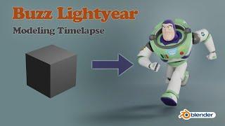 Blender 2 8 Modeling Timelapse || Creating Buzz Lightyear