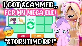 I GOT SCAMMED FOR MY MEGA EXOTIC!STORYTIME RP…#adoptmeroblox #preppyadoptme #preppyroblox