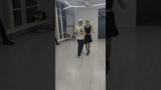 Bachata Partnerwork 24.12.18 Vadim Supsun & Tatiana. Diagonal step, Sacaita, Open Walk #dance