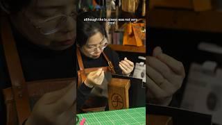 As a handmade leather goods specialist, I recommend a versatile handmade bag for you! #leathergoods