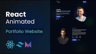 Build an Animated Portfolio Website with React, Framer Motion & Tailwind CSS