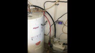 DIY hydronic heating with a domestic water heater