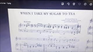 "When I take my Sugar to tea" - on Technics SX-EA5