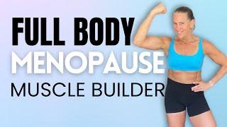 40 MIN FULL BODY STRONG WITH WEIGHTS & AMRAP | Menopause Workout to Support Hormonal Balance