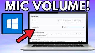 How To Fix Low Microphone Volume on Windows 11