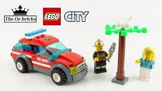 LEGO City Fire Chief Car 60001 - speed build review