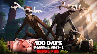 I Spent 100 Days In A Skinwalker Outbreak In Hardcore Minecraft... Here's What Happened