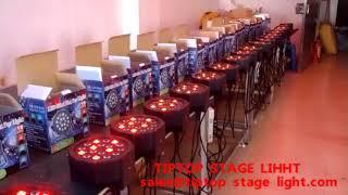 18X3W RGB Stage Flat Led Par Light