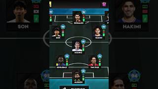 DLS 23 Best 11 skill squad 4-1-2-3  Formation #viral #shprts