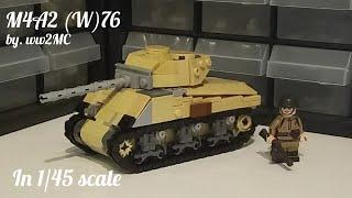 LEGO M4A2 76(W) in 1/45 scale