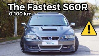 The fastest Volvo S60R 0-100km test