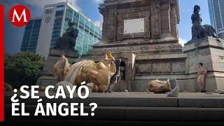 Supuesta caída de Ángel de la Independencia genera inquietud en CdMx