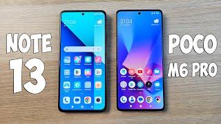 XIAOMI REDMI NOTE 13 VS POCO M6 PRO - ЧТО ВЫБРАТЬ? ПОЛНОЕ СРАВНЕНИЕ!