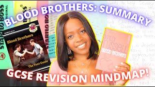 ‘Blood Brothers’ by Willy Russell Revision Mindmap! | Plot & Characters Summary (English GCSE Exams)