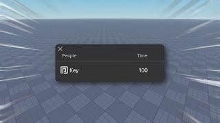 Time Leaderboard In Roblox Studio