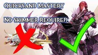 Guild Wars 2: Crystal Oasis Quicksand Mastery Insight | NO SKIMMER | IN 50 SECONDS | TEXT ON SCREEN