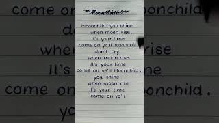 RM - 'MOONCHILD' Lyrics #rm #bts #방탄소년단 #moonchild #fyp #shorts #shortsfeed