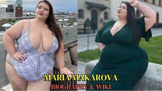 Maria Makarova Russian BBW Fashion Model, Plus Size Curvy Social Media Star, Biography Facts