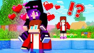 MAIZEN : JJ Met Endergirl in Village and Save Her HOUSE - Minecraft Animation JJ & Mikey