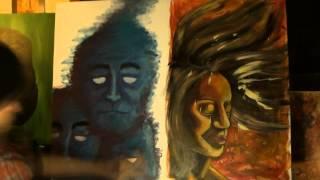 HalfApe - Improvisation Painting