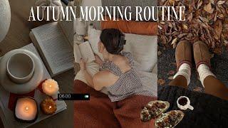 6am fall morning routine ️spend a cosy morning with me