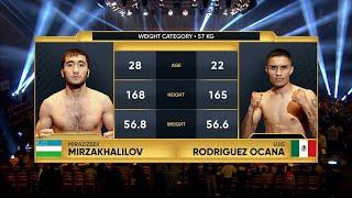 57 kg MIRZAKHALILOV Mirazizbek (UZB) vs RODRIGUEZ OCANA Luis (MEX) | IBA Champions' Night | Dushanbe