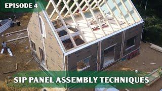 Enclosing A Timber Frame With SIP Panel Walls | Martha’s Vineyard | Ep. 4