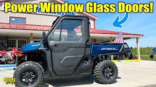 ALL NEW 2024 CFMoto UForce 1000 OEM Power Window Glass Doors - 3 Seas Recreation