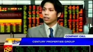 Company Call: New and finished projects of Century Properties