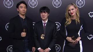 SkT Coach Kkoma awkward interview with Sjokz. Forever single! Lol