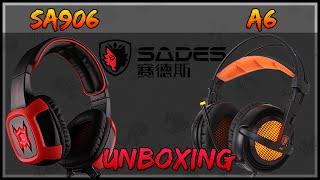 Sades A6 and SA906 Dual Unboxing